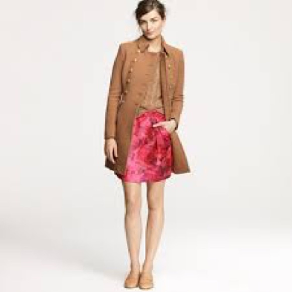 J. Crew Origami mini in peony.